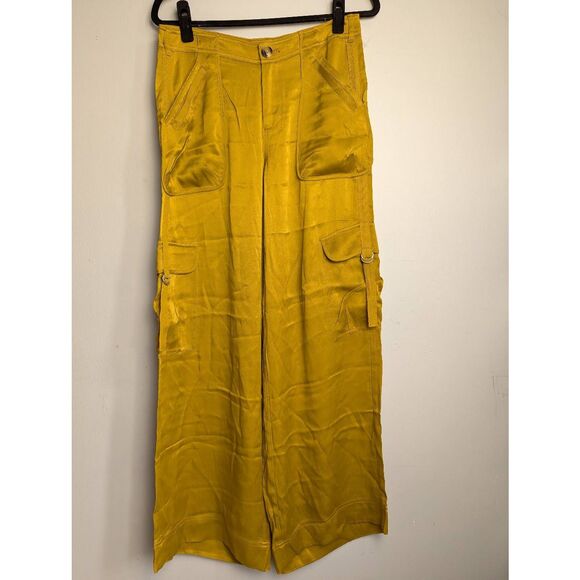 Anthropologie wide leg cargo pants size 4 - Picture 2 of 10